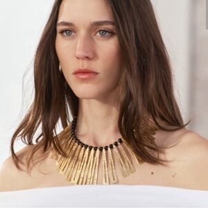 NWT Zara Multi Tag and Bead Necklace